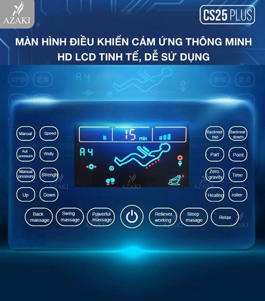 10 CÔNG NGHỆ HIỆN ĐẠI NHẤT 2021 TRÊN GHẾ MASSAGE AZAKI